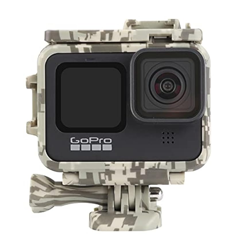 Eyeon Coque de protection rigide pour caméra d´action GoPro Hero 9 - Gris camouflage bKHELxpn