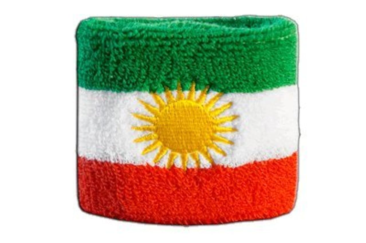 Digni® Poignet éponge avec Drapeau Kurdistan mmDzO0Db