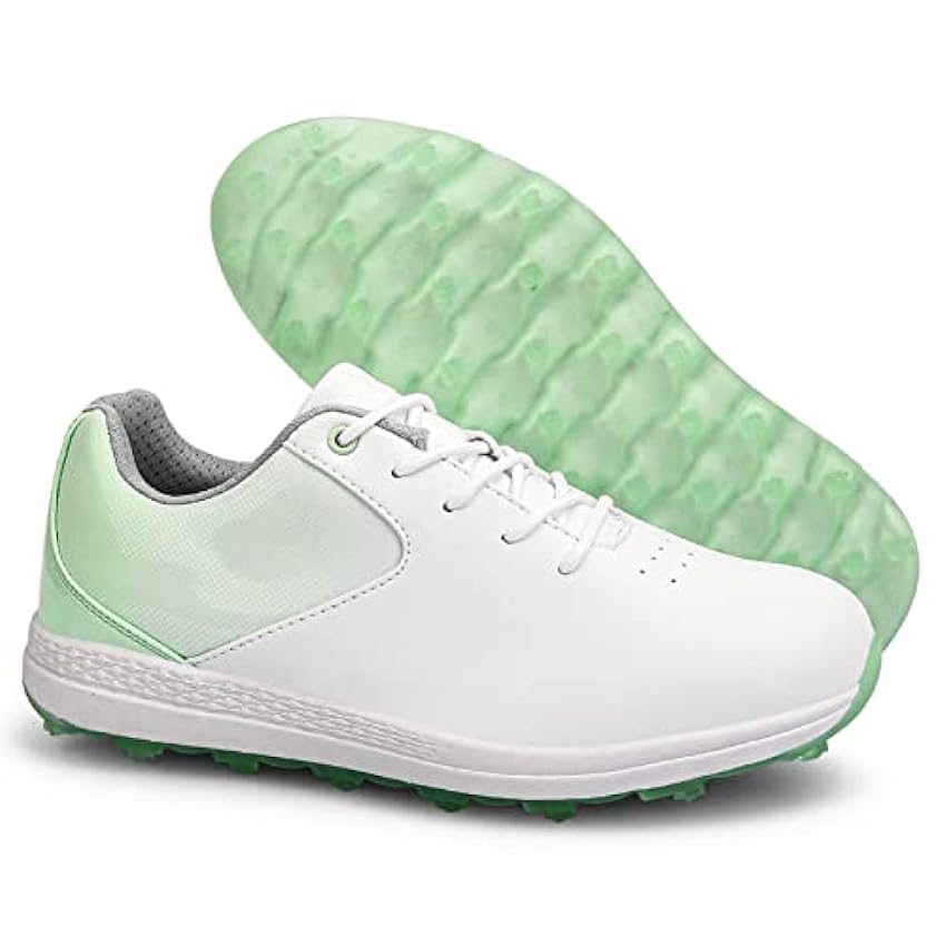 PENXZT Chaussures De Golf Chaussures De Golf Imperméables pour Femmes,Vert,36 EU vomZ7wDj
