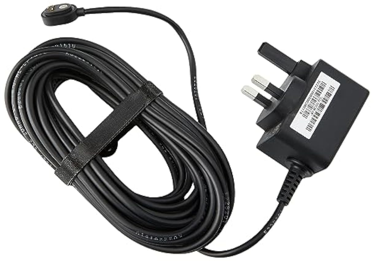 Accessoire certifié Arlo Câble de Recharge Magnétique - Noir - Compatible avec les caméras Arlo Pro 3/Ultra - extérieur - résistant aux intempéries - Câble de 7.6m - VMA5601C VDgOC0iX