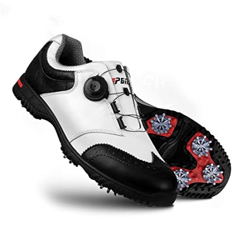 Hommes Golf Shoes Slip sur Spiked Golf Trainers Non Slip Professional Golf Shoes Sneakers Mode Légère f6aQInmm