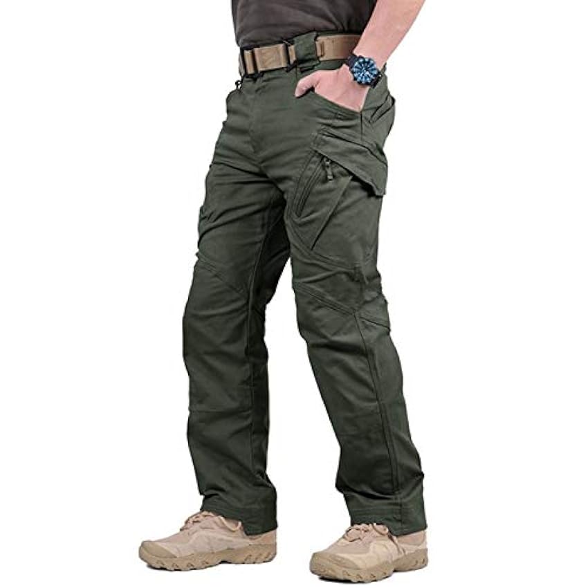QNONAQ Pantalon Tactique Militaire de Plus 5XL 5XL Pantalon de Cargaison imperméable Hommes Respirant Swat Army Pantalons de Combat Travailler Joggers Dropshipping qtLFy0ea