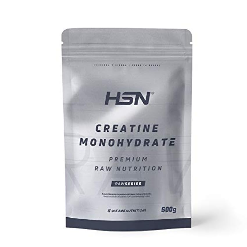 Créatine Monohydrate en Poudre de HSN | Sans Arôme 500 g | 100% Monohydrate de Créatine pure Sans Additifs | No-GMO, Vegan, Sans Gluten lwoe2fij