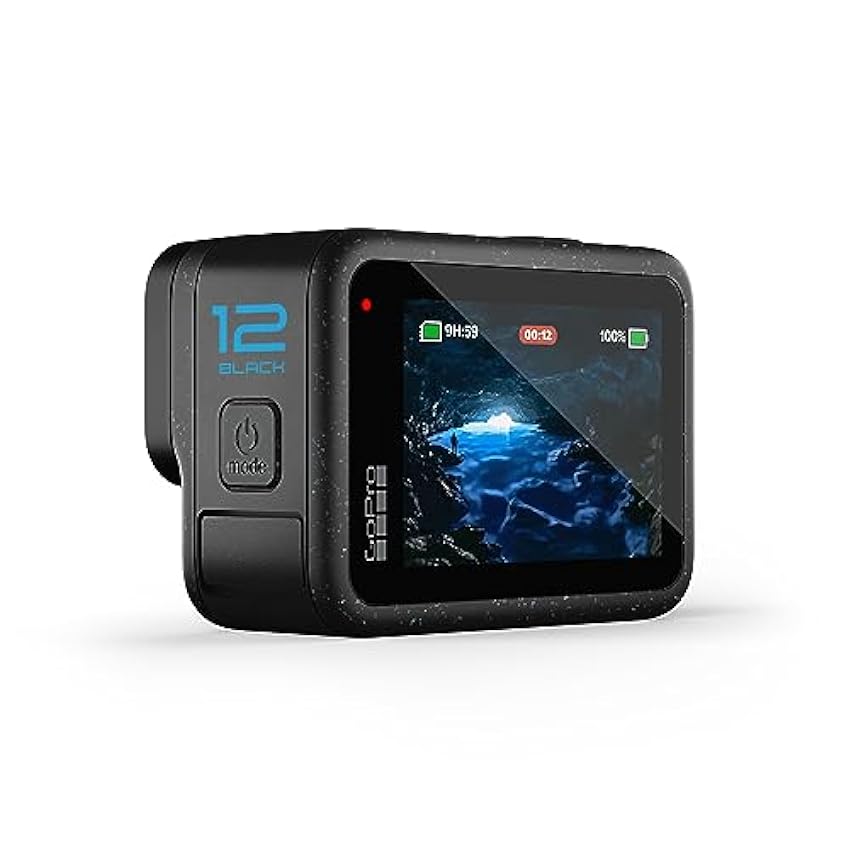 GoPro HERO12 Black - Caméra d´action étanche avec vidéo Ultra HD 5.3K60, Photos 27MP, HDR, capteur d´image 1/1.9