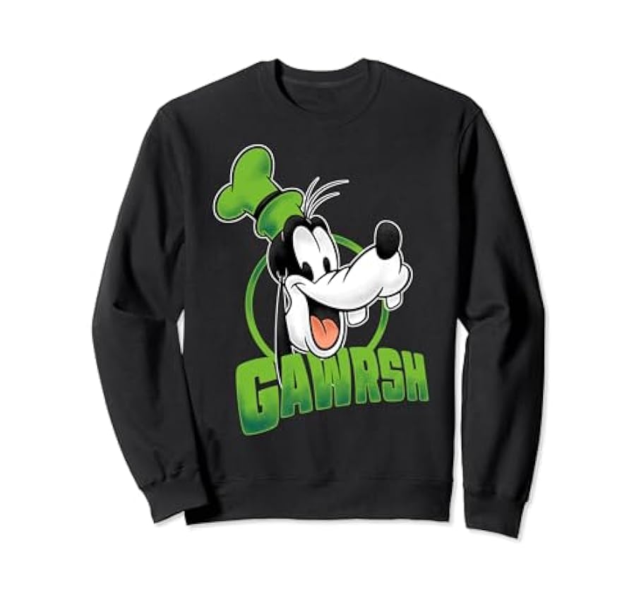 Disney Mickey And Friends Goofy Gawrsh Portrait Sweatshirt OW87RXHs
