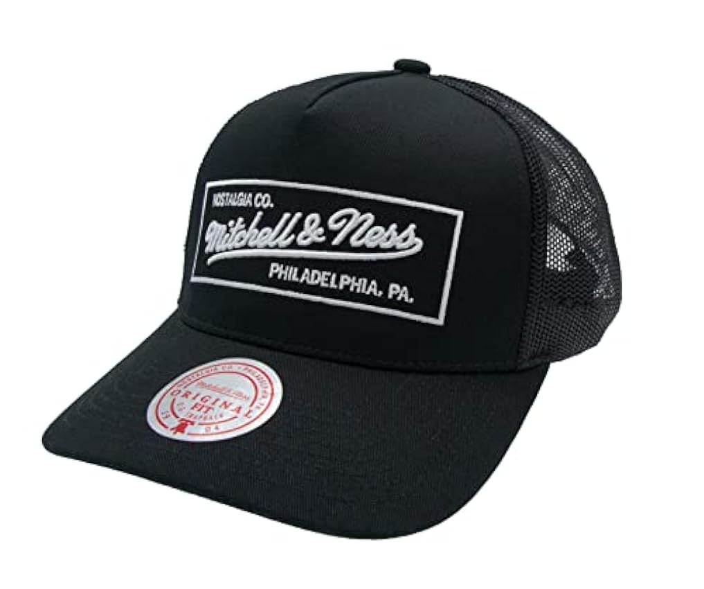 Mitchell & Ness Classic Trucker Snapback – Logo de la boîte – Own Brand, noir/wht, Noir et blanc., taille unique b6YdP46D