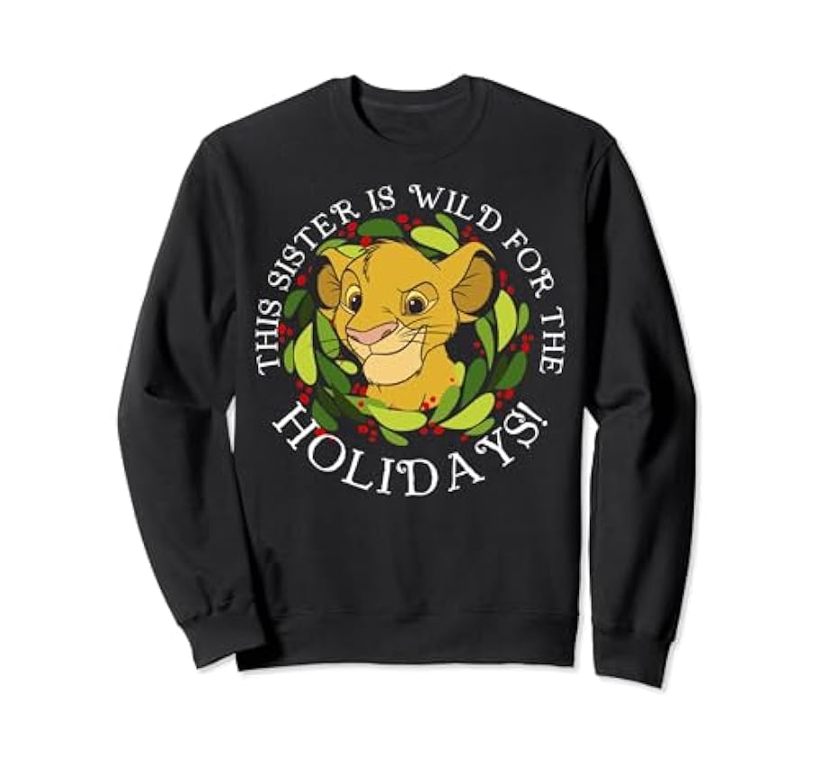 Disney Lion King Simba Daughter Wild Holiday Sweatshirt d8HY9g6T