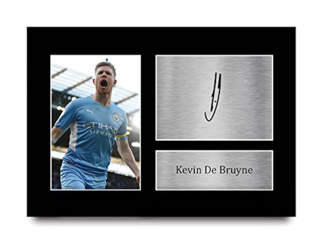 HWC Trading A4 Kevin De Bruyne Manchester City Cadeaux 
