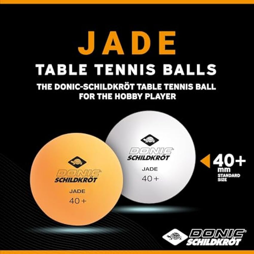 Donic Schildkröt 2287894 Set de 6 balles de Tennis de Table Orange QTMEU7bm