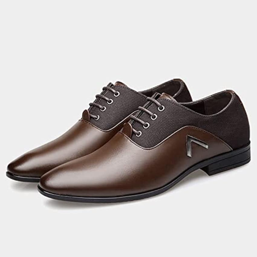 Zannycn Chaussures basses classiques d´affaires respirantes pour homme avec bout pointu Chaussures en cuir décontractées pour homme Chaussures de soirée pour homme k3Fy2LiN