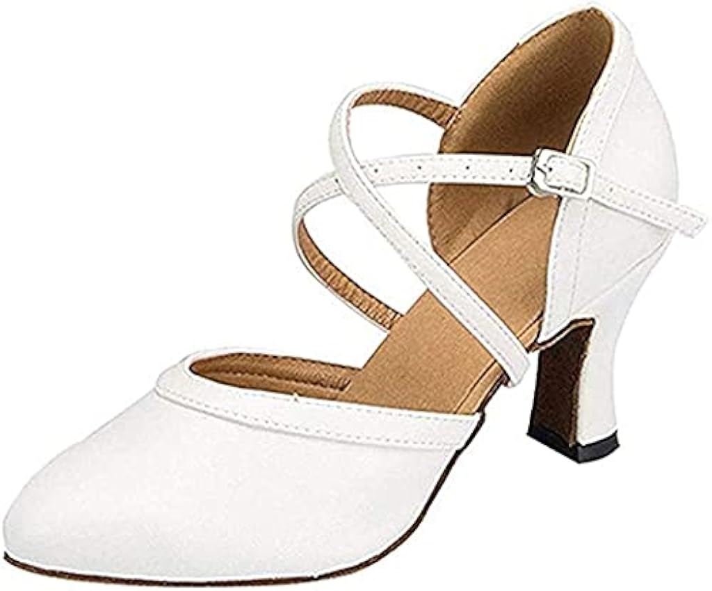 Chaussures de Danse Latine pour Femmes 7cm de Talon Bou