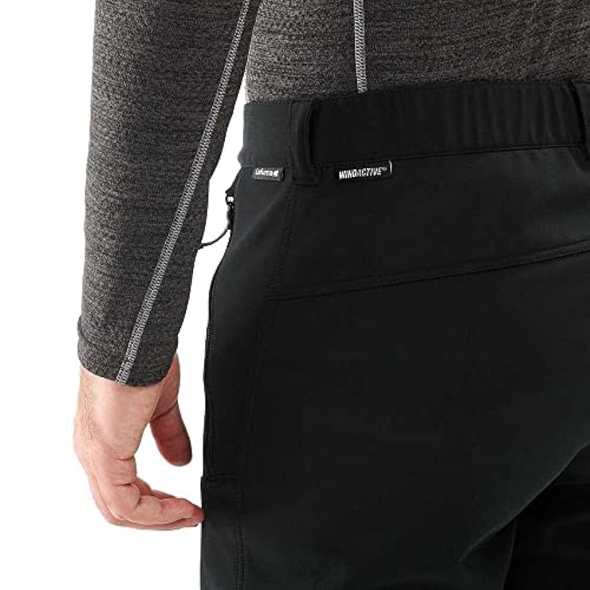 Lafuma – Track Softshell Pants M – Pantalon Technique – Intérieur Polaire - Randonnée, Trekking - Noir AP8adyVj