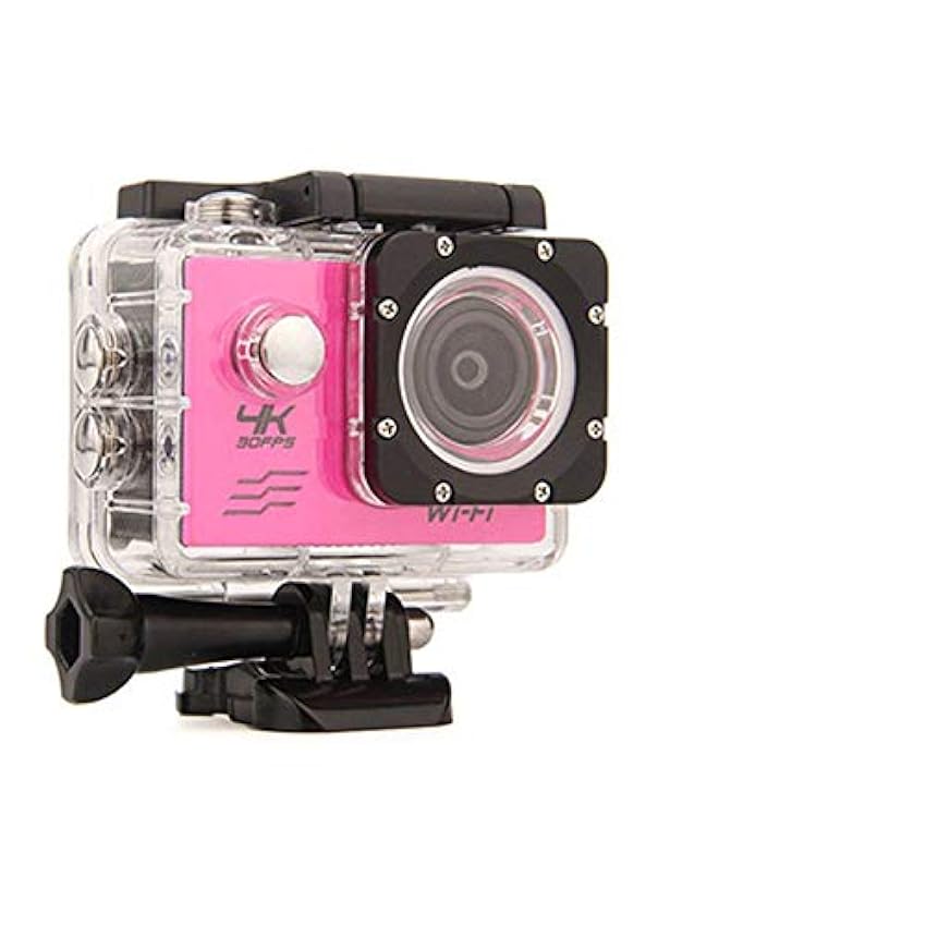 4K Sport Action caméra WiFi 2.0LCD 1080P 60fps extérieure plongée sous-Marine étanche Surf Casque de vélo Cam caméra + contrôle à Distance F11.11C (Bundle : Standard, Color : Bcontrol) ZQD6R2yo