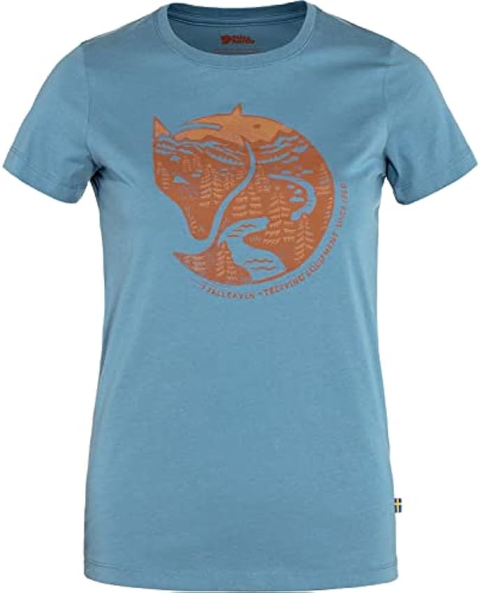 FJALLRAVEN Arctic Fox Print T-Shirt W Femme XP6rACg0