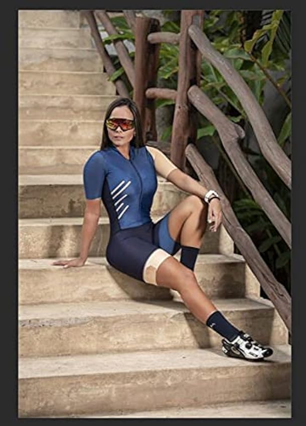 Femmes Jerseys Combinaison de cyclisme, ensemble d´été, vêtements de vélo de montagne □ Vêtements cyclistes DFKE (Color : 2, Size : X-Large) KyFKj5ph