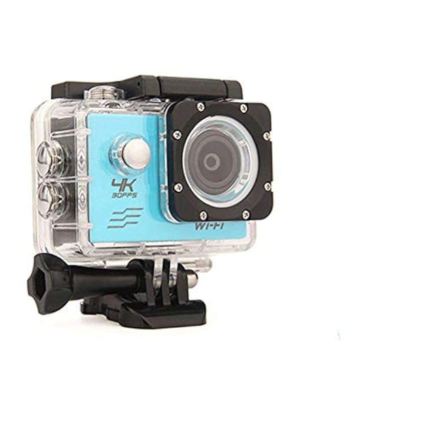 4K Sport Action caméra WiFi 2.0LCD 1080P 60fps extérieure plongée sous-Marine étanche Surf Casque de vélo Cam caméra + contrôle à Distance F11.11C (Bundle : Standard, Color : Bcontrol) ZQD6R2yo