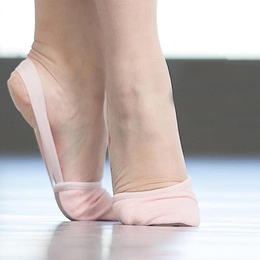 HERSIL Danse lyrique - Chaussures tournantes Danse Turners | Orteils protecteurs Danse Chaussures Anti-dérapant Ballet Danse pour Jazz Adulte Ballet Hommes EOBF3szN