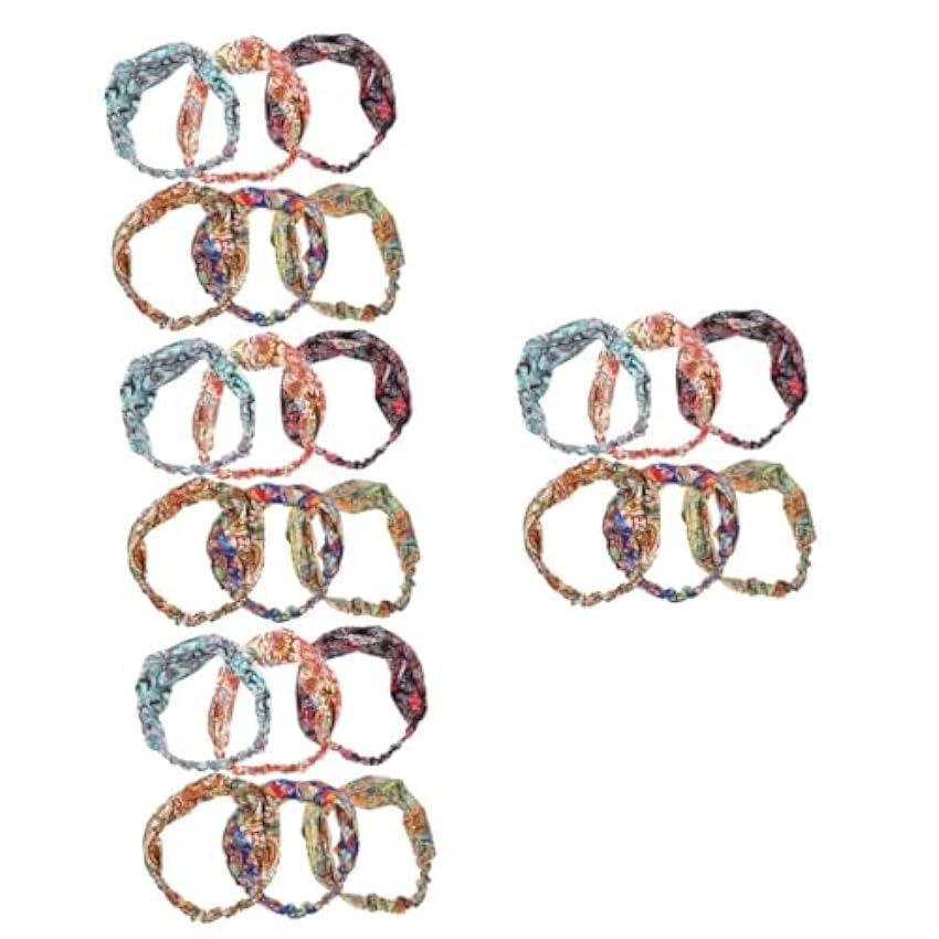 MAGICLULU 24 Pièces bandeau de yoga bandeau de fitness pour femme bandeau de remise en forme élastiques à cheveux tiare bandeau de sport antidérapant bandeaux fantaisie pour femmes fleurs oOPXQ9dd