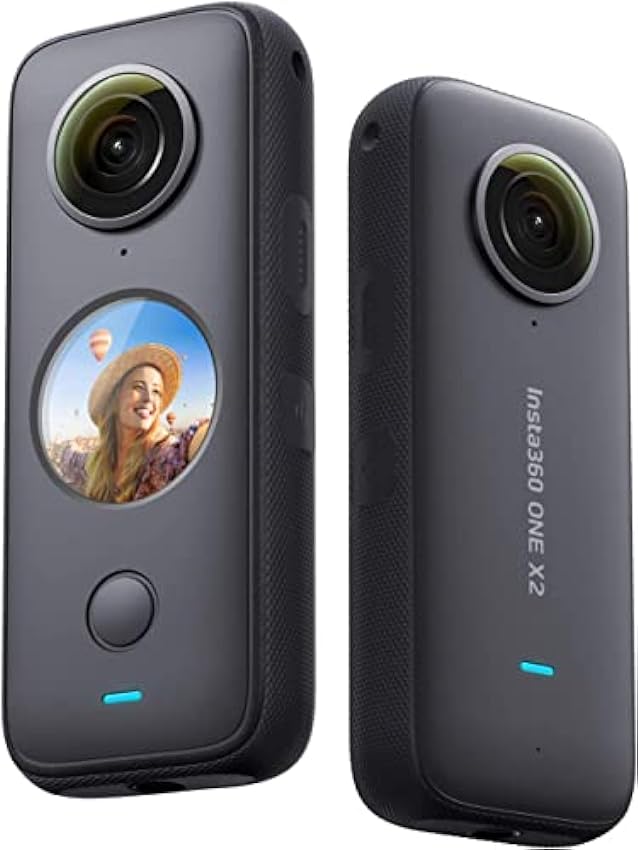 Insta360 One X2 - 5.7K 360° Action Camera avec stabilisation, étanche grâce à IPX8, écran tactile, montage vidéo automatique, commande vocale oHbVwAkg