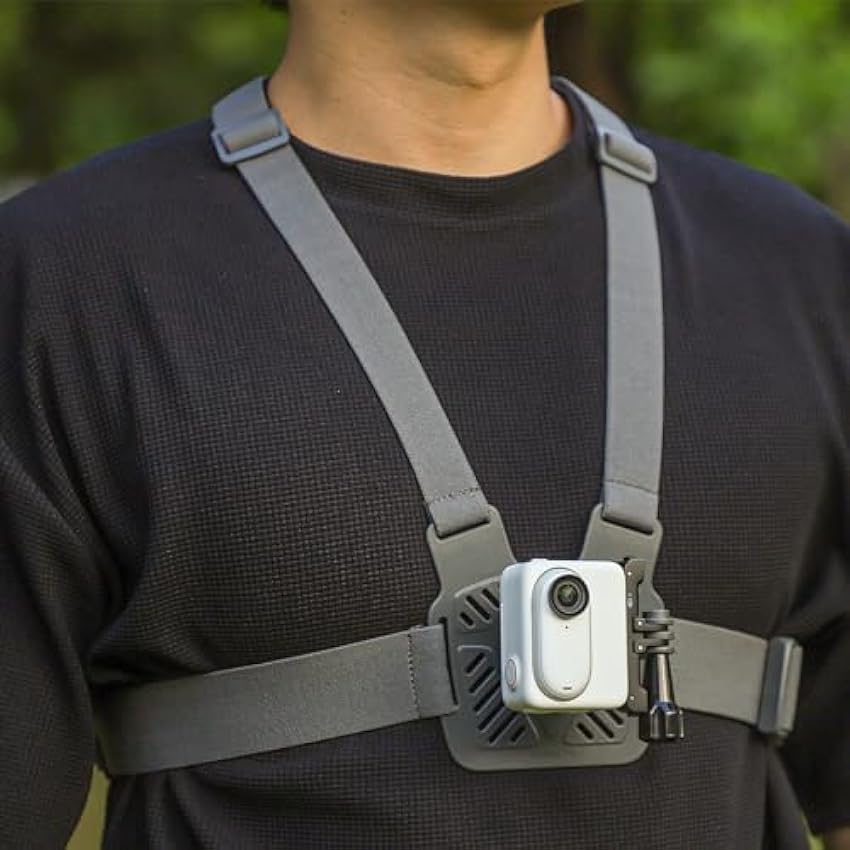 Levigo Harnais de poitrine réglable pour caméra de sport compatible avec DJI Action/Pocket Series, pour Insta360 Go/One R/One X Series TmA1bCNb