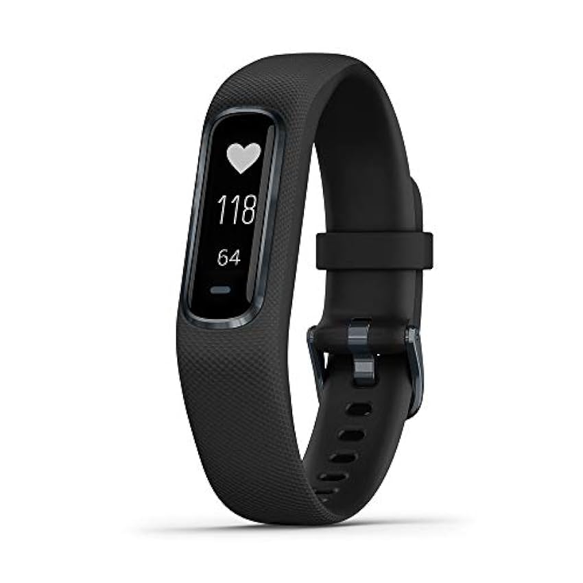 Garmin Vivosmart 4 Tracker d´activité et de Fitness avec Moniteur de pouls et de fréquence Cardiaque, Noir, Large Bande g9XppEtN