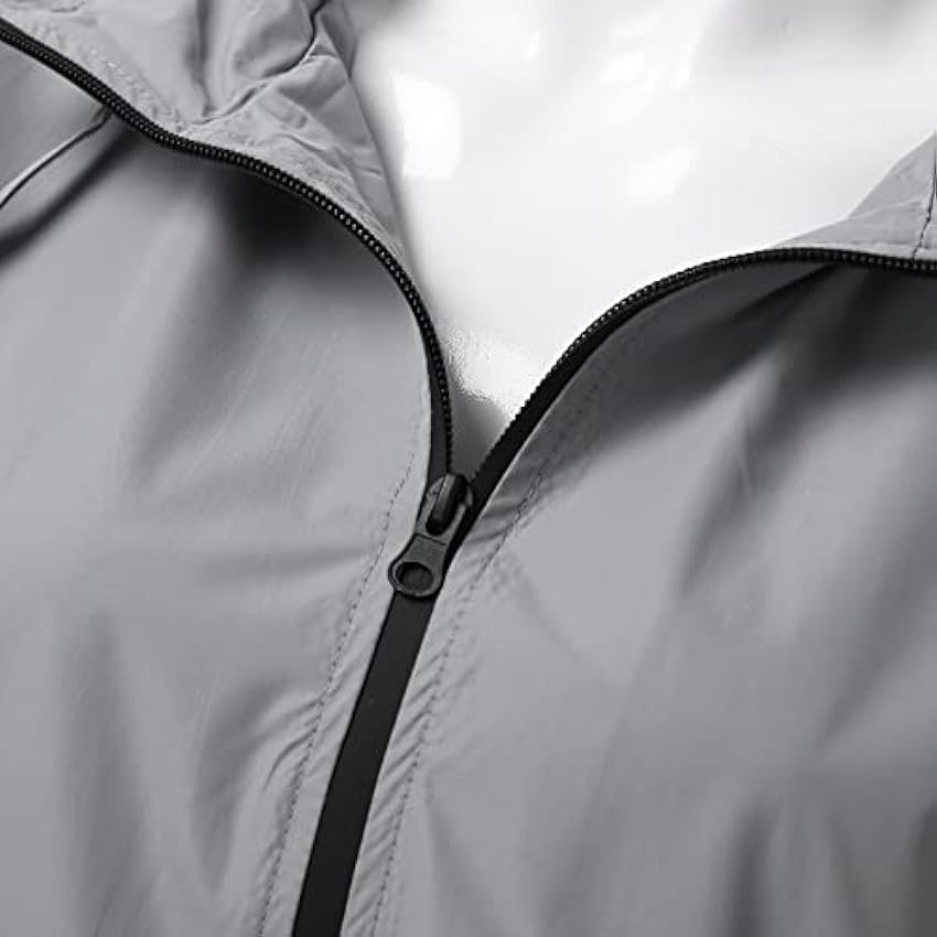 Veste de pluie imperméable pour femme - Coupe-vent pliable - Veste de vélo - Veste fonctionnelle réglable - Veste de pluie à manches longues - Veste de survêtement DeeAPD5o