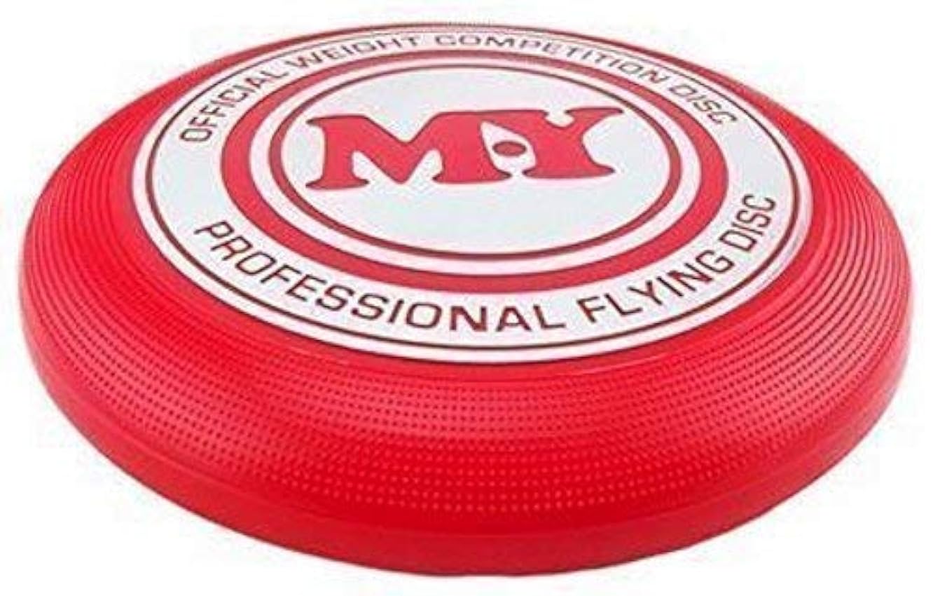 M.Y Frisbee Officiel Poids 180g Compétition Flyer Disque - 4 Couleurs Assortis - Rouge 45QjiJmU