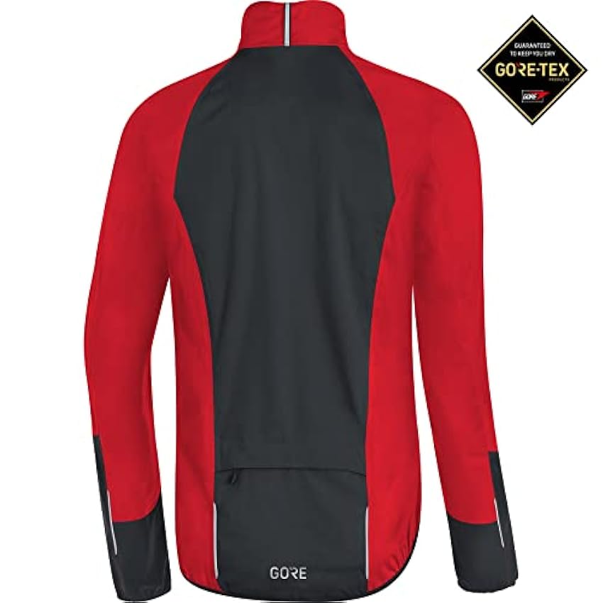 GORE Wear Homme Veste de Cyclisme Imperméable, GORE C5 GORE-TEX Active Jacket, Taille: S, Couleur: Noir/Jaune Fluo, 100193 VZtOYXrO