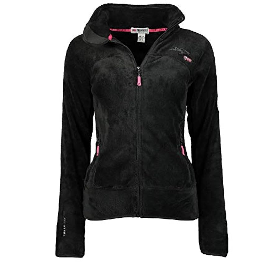 Geographical Norway Upaline Veste Polaire Femme, Noir/R