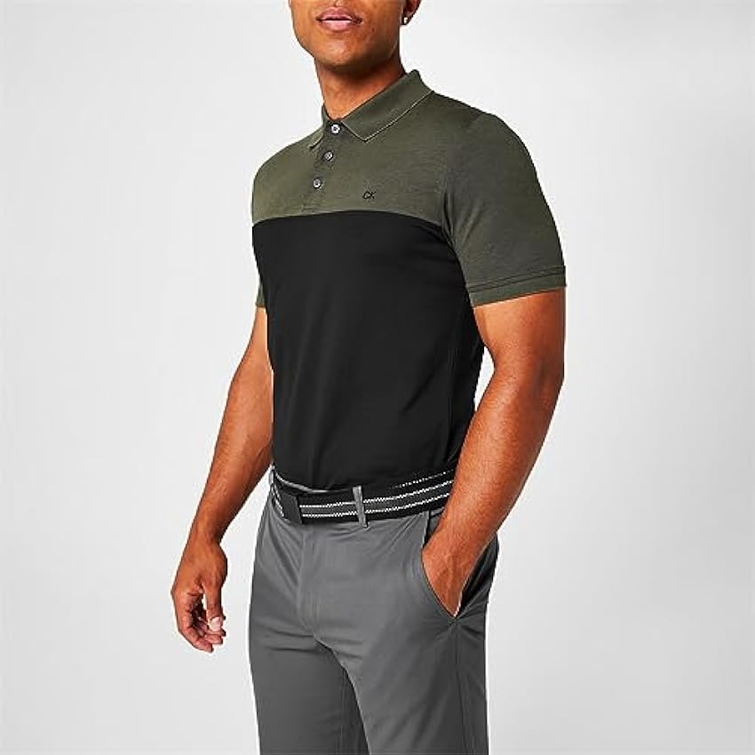 Calvin Klein Hommes Color Block Golf Polo Golf léger 2h1IdRUA