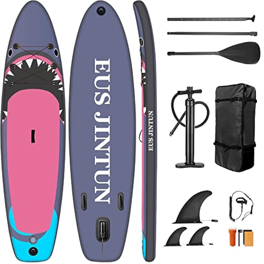Stand-Up Paddleboard Léger Épaissi Antidérapant, Planche De Surf Gonflable en PVC, Planche Gonflable pour Sports Nautiques pour Adultes,350 * 84 * 15CM  [Classe énergétique A] c7tVGnoD