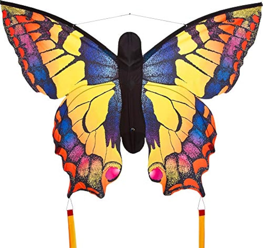 HQ- Butterfly Kite Swallowtail L Cerf-Volant, 106542, Jaune 0jfdIIQR