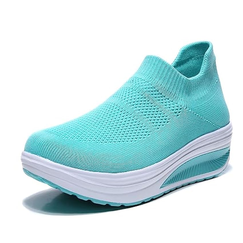 ticticlily Femmes Baskets Chaussure de Course Running Fitness Gym Sport Respirantes Marche Knit Confortable Sneakers Outdoor Mode Jogging Casual XjOGIDZE