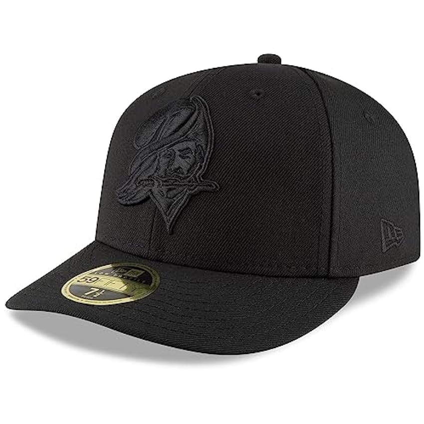 New Era 59Fifty Fitted Low Profile Cap - Black NFL Team