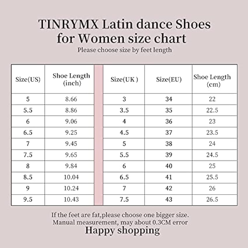TINRYMX Chaussures de Danse Latine Femme Bout Ouvert Bachata Tango Salsa Chaussures de Danse,maquette-YCL526 CEoMxE7X
