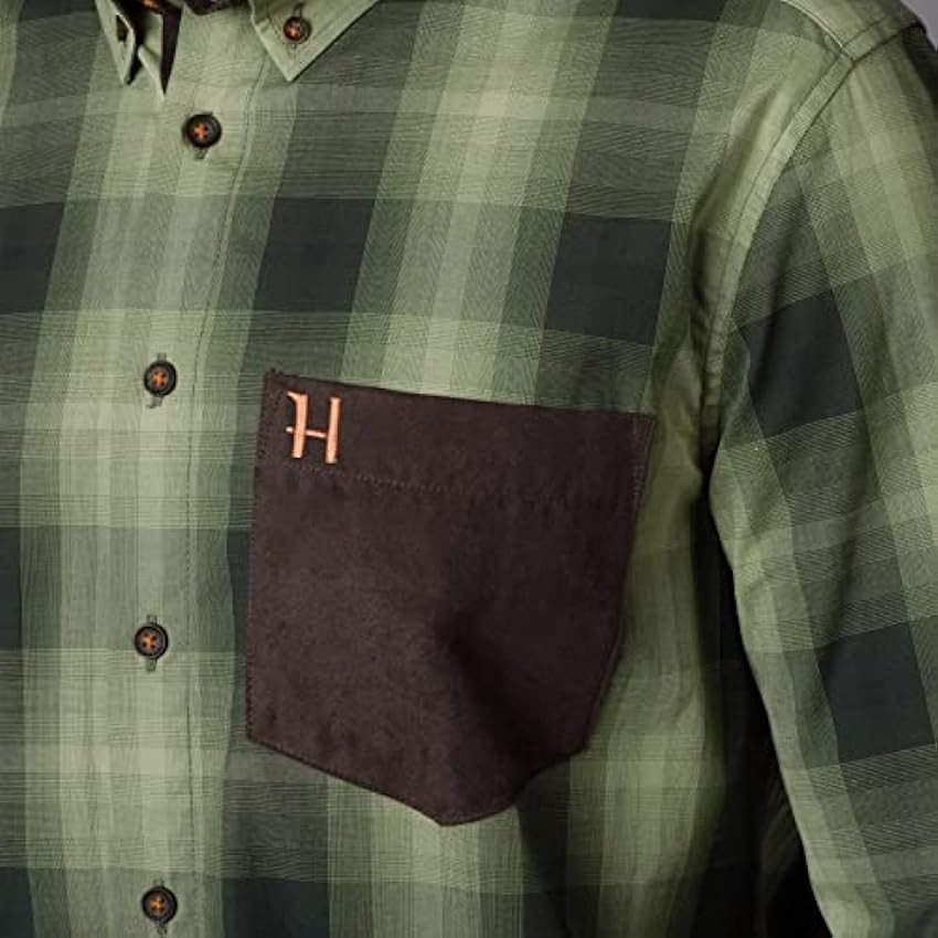 Härkila | Akkan Shirt | Vêtements & Équipement de Chasse pour Professionnels | Design Scandinave Haut de Gamme Durable | Beige w/Brown jlXjO1M7