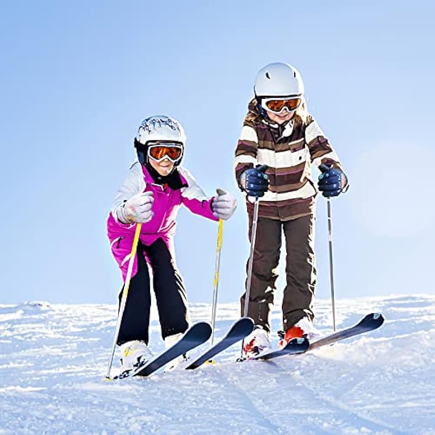 Halcyerdu Gants de Ski Enfant, Moufles de Ski Fille Garçon 5-10 Ans Imperméables Coupe, Gants de Ski d´hiver pour Enfants pour Ski Jouer Activités de Plein Air jqhy0XuV
