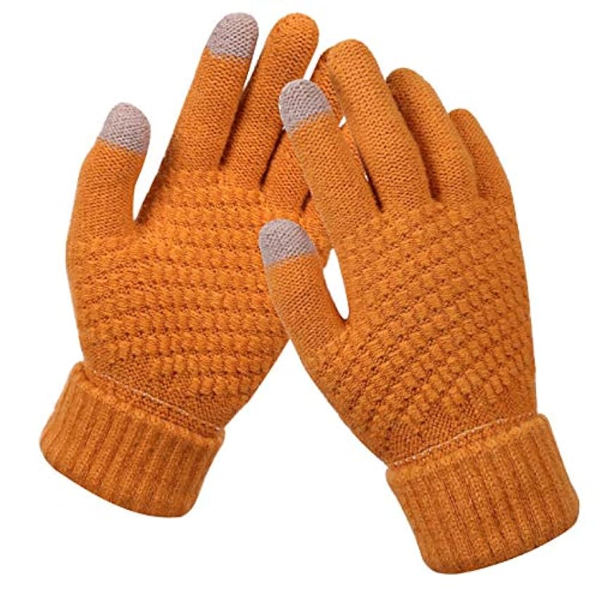 BSLVWG Women´s Winter Touch Screen Gloves Warm Kni