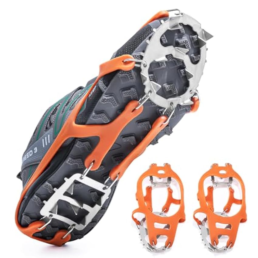 IGnaef Crampons Neige Chaussures - Semelles Crampons An