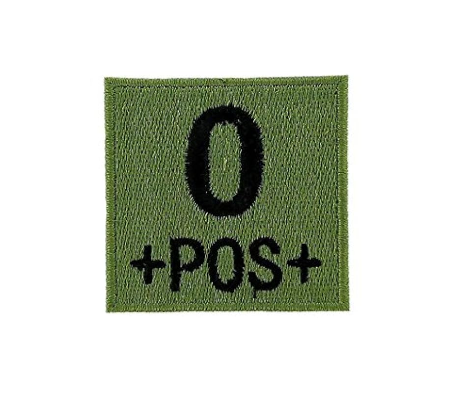Akachafactory Patch ecusson Brod Airsoft Tactical Militaire Groupe sanguin thermocollant Camo - O+ W9nfSNcZ
