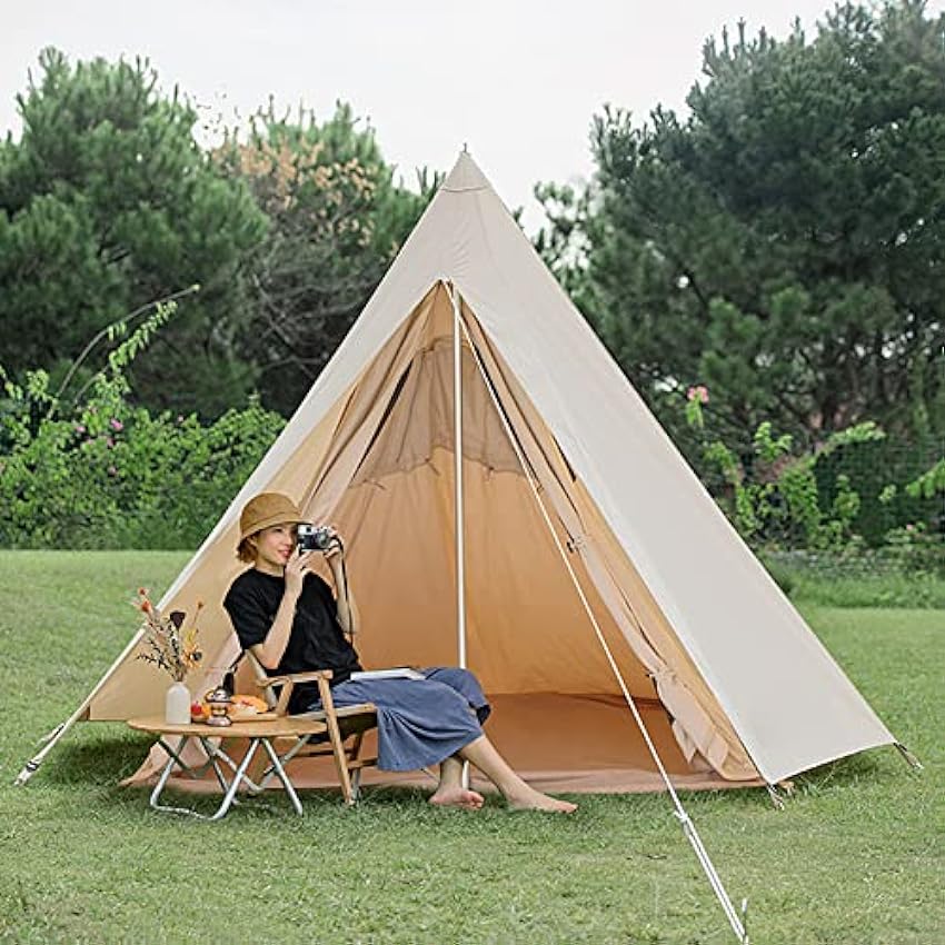 Tentes 3-4 Personnes imperméables, Coupe-Vent, Installation Facile, Tente de Camping familiale Double Couche, Tente de Cabine instantanée pour Camping, randonnée, randonnée xqCuHEGF