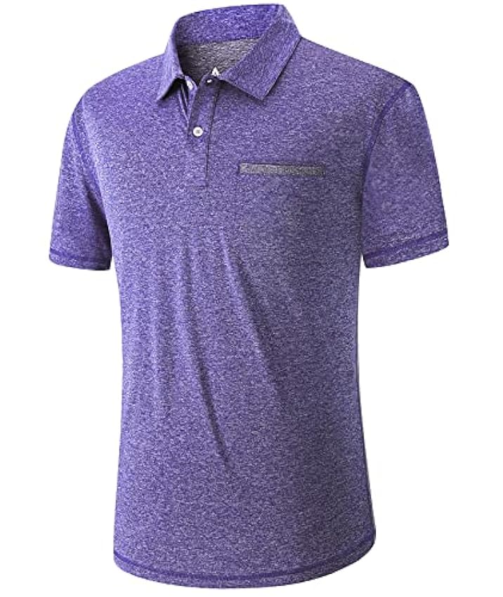 igeekwell Polo Homme Golf Polo Sport Tennis T-Shirt Che
