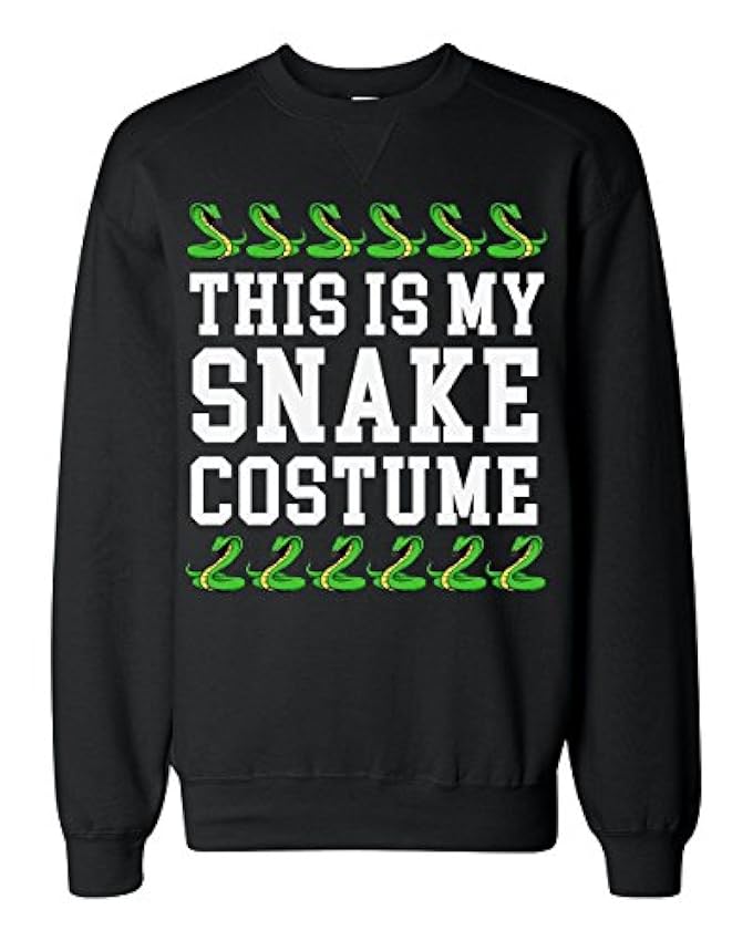 Finest Prints Sweat-shirt classique « This is My Snake Costume » Ev4juwtr