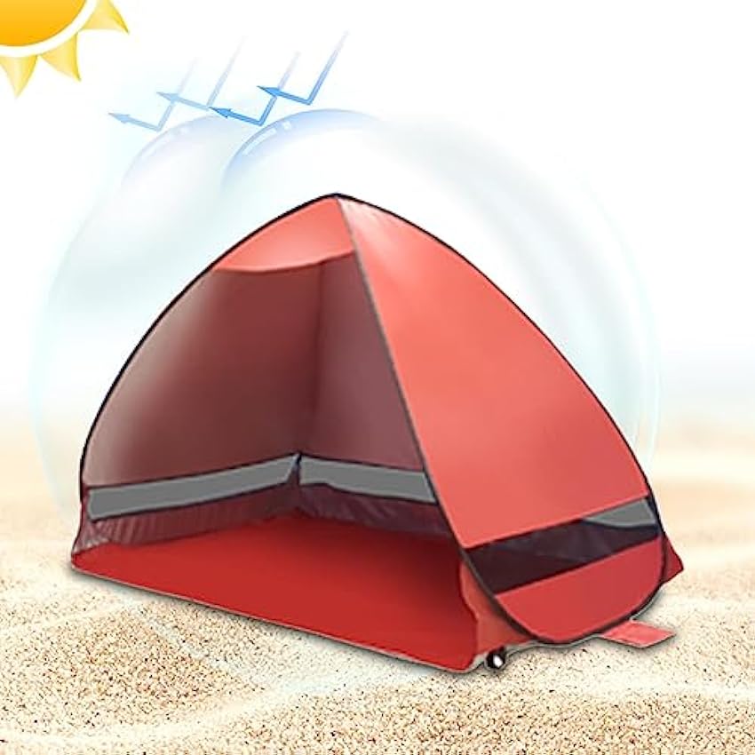 Ombre de Plage | Tente de Protection Solaire de Plage Abri escamotable Anti-UV,Tente Portable Summer Facile à Installer adaptée pour Le Jardin, la pêche, Le Camping, Le Parc, Le Kshsaa 9ZKyOuyU