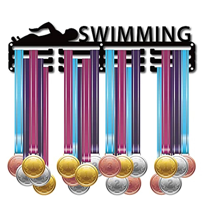 CREATCABIN Swimming Porte-Médailles de Nageur Médailles
