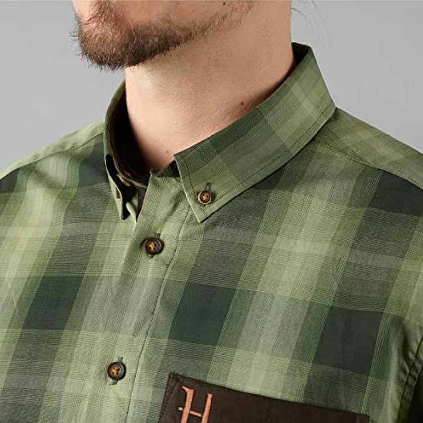 Härkila | Akkan Shirt | Vêtements & Équipement de Chasse pour Professionnels | Design Scandinave Haut de Gamme Durable | Beige w/Brown jlXjO1M7