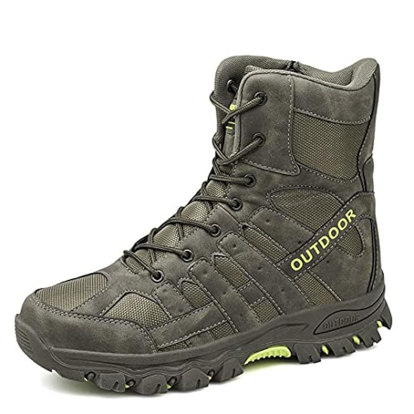 Hommes Randonnée Militaire Bottes Sneakers Outdoor Trekking Tactique en Cuir Microfibre Chaussures eYcWpTmA