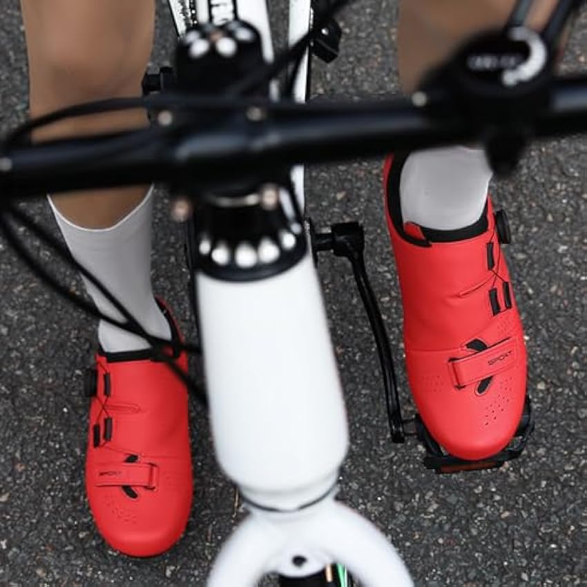 PENXZT Chaussures de Cyclisme Homme Femmes Semelle Dure Chaussures de Vélo Route Compatibles Look SPD SPD-SL Delta Intérieur/Extérieur V1e4NGSe