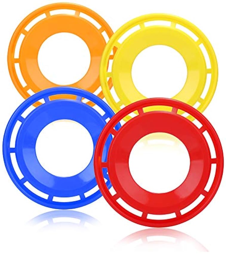 com-four® 4X Frisbee pour Enfants et Adultes - Disque d