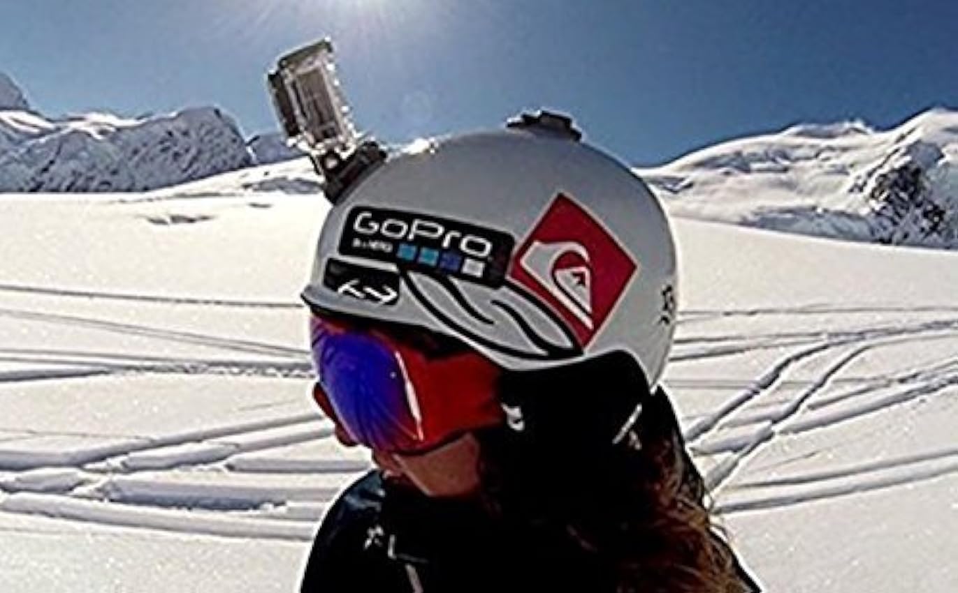 Coussinet adhésif pour casque de ski et snowboard GoPro Hero 1 2 3 4 3+ Support incurvé arrondi pour casque Hero 3 3+ 4 gtpbwQNE